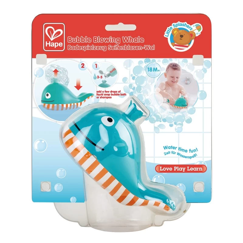 Bubble Blowing Whale - HAP-E0216 - Hape - Water Play - Le Nuage de Charlotte