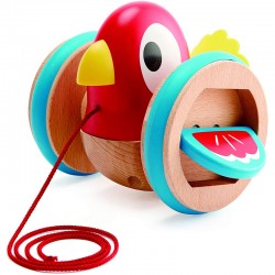 Baby Bird Pull Along - HAP-E0360 - Hape - Pull Along Toys - Le Nuage de Charlotte