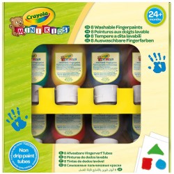 Mini Kids - 8 Washable Fingerpaints - CRA-81-7958 - Crayola - Paintings - Le Nuage de Charlotte