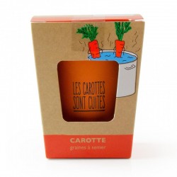 "The carrots are cooked" message kit - R&C-039649 - Radis et Capucine - Nature and discoveries - Le Nuage de Charlotte