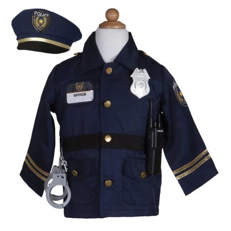 Officier de police avec accessoires (5-6 ans) - GPR-81485 - Great Pretenders - Déguisements - Le Nuage de Charlotte