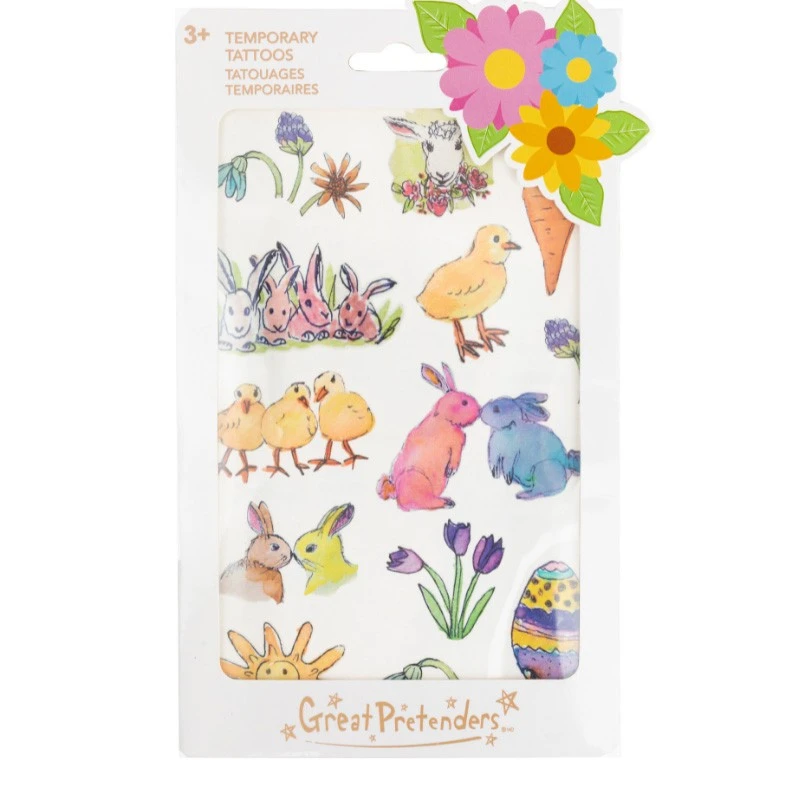 Temporary Tattoos - Spring Flowers - GPR-97457 - Great Pretenders - Temporary Tattoos - Le Nuage de Charlotte