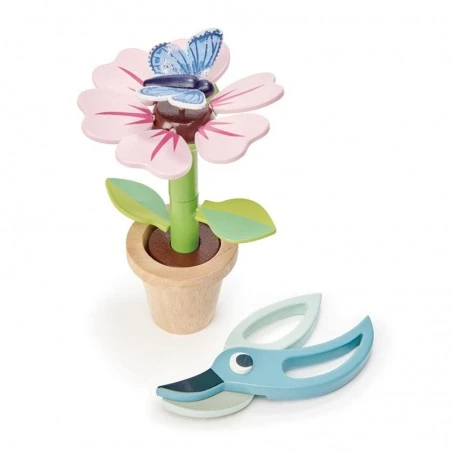 Pot de fleur et papillon - TLT-8358 - Tender Leaf Toys - Construction et jardinage - Le Nuage de Charlotte