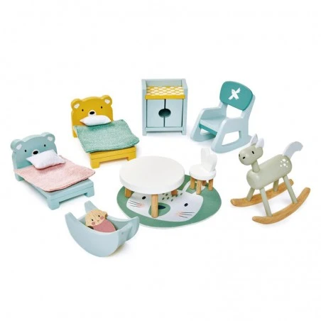 Dolls House Children's Room Furniture - TLT-8155 - Tender Leaf Toys - Doll's Houses - Le Nuage de Charlotte