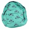 Sac à dos turquoise - Dinosaure - AM63-242391a - AM/63 - Cartables et sac à dos - Le Nuage de Charlotte