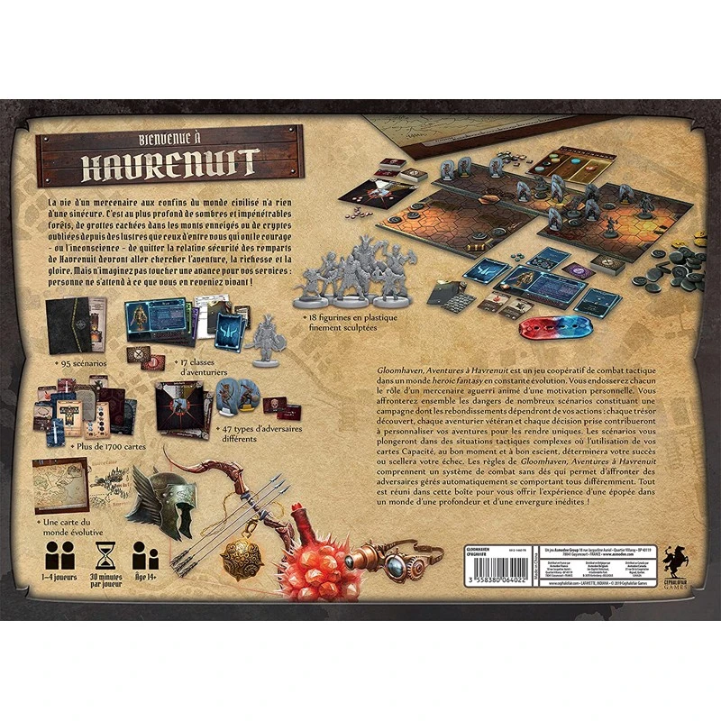 Gloomhaven - Aventures à Havrenuit - CEP-191277 - Cephalofair Games - Board Games - Le Nuage de Charlotte