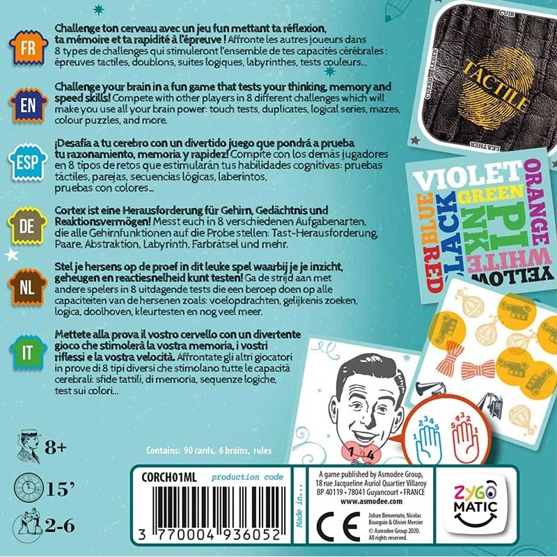 Cortex Challenge - ZYG-MAC005 - Zygomatic - Jeux de société - Le Nuage de Charlotte