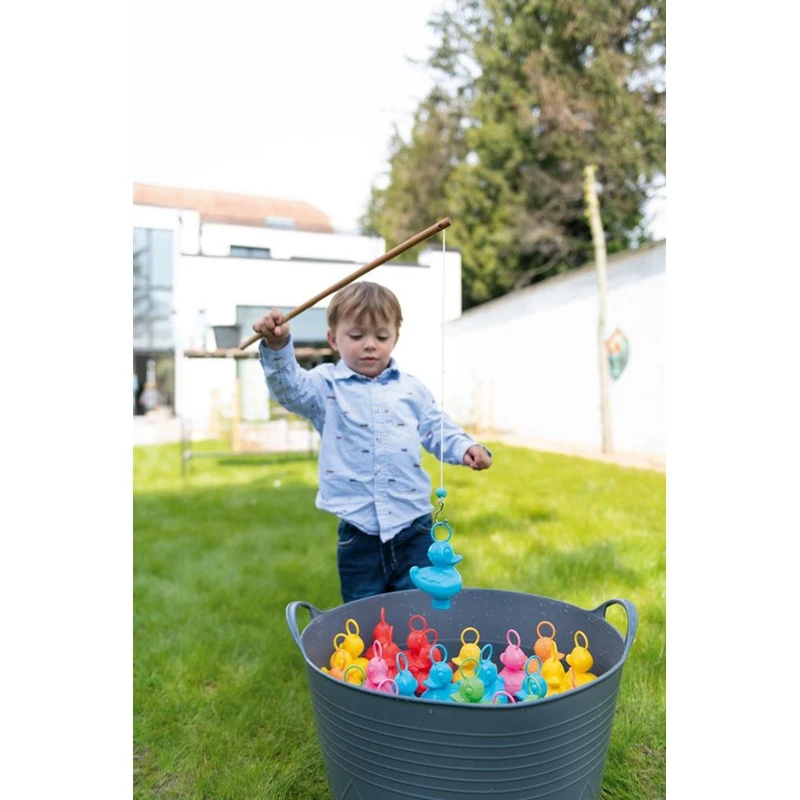 "Rainbow" Duck (green) - SCR-6182025vert - Scratch - Water Play - Le Nuage de Charlotte