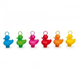 "Rainbow" Duck (yellow) - SCR-6182025jaune - Scratch - Water Play - Le Nuage de Charlotte