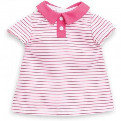 Pink polo dress for "ma Corolle" doll - COR-9000210980 - Corolle - Doll clothes - Le Nuage de Charlotte