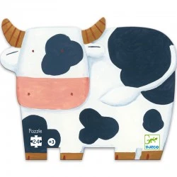 Les vaches à la ferme - DJE-DJ07205 - DJECO - Puzzles pour les petits - Le Nuage de Charlotte
