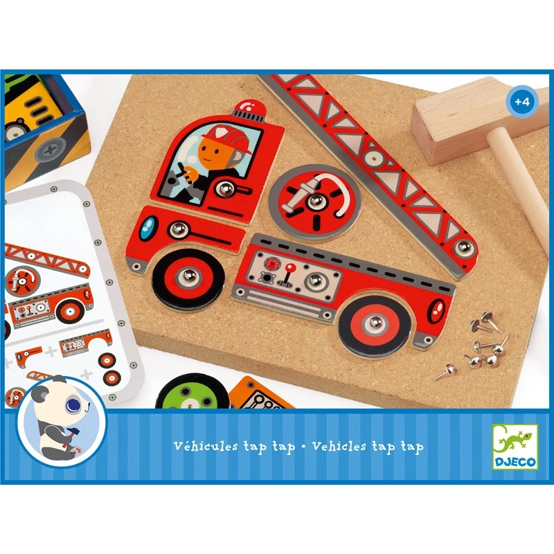 Tap tap Vehicles - DJE-DJ06641 - DJECO - Toys to assemble - Le Nuage de Charlotte