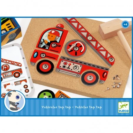 Tap tap Vehicles - DJE-DJ06641 - DJECO - Toys to assemble - Le Nuage de Charlotte