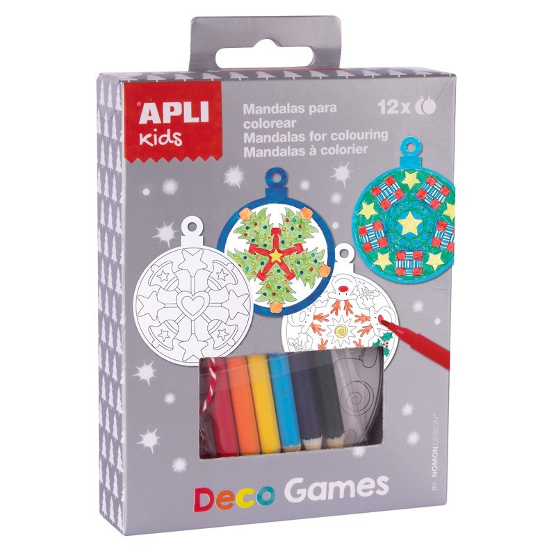 Deco Games - Mandalas for Colouring - APL-14975 - APLI - Drawings and paintings workshop - Le Nuage de Charlotte