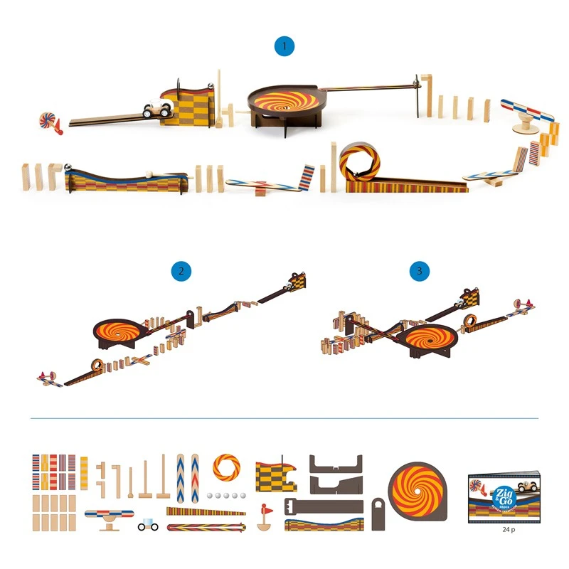 Zig & Go - Wroom - DJE-DJ05643 - DJECO - Marble Run - Le Nuage de Charlotte