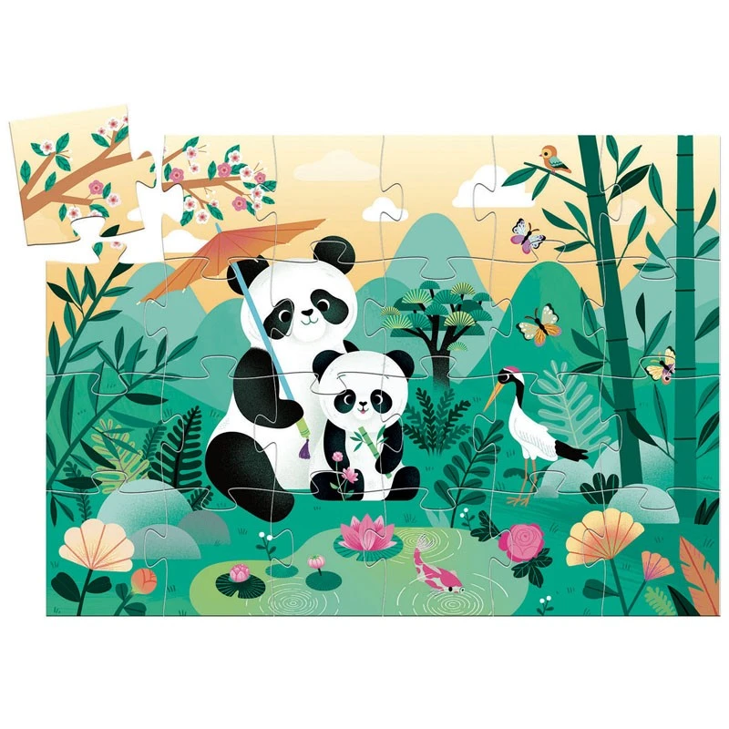 Leo the panda - DJE-DJ07282 - DJECO - Puzzles for little ones - Le Nuage de Charlotte