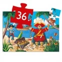 Le pirate et son trésor - DJE-DJ07220 - DJECO - Puzzles pour les petits - Le Nuage de Charlotte