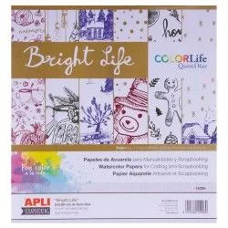 Scrapbooking - Bright Life - APL-15006 - APLI - Stickers and gommettes - Le Nuage de Charlotte