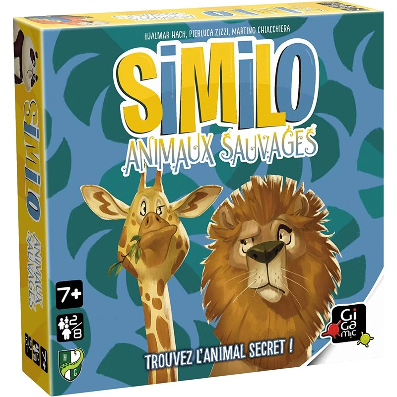 Similo Animaux Sauvages - GIG-HSSA - Gigamic - Jeux de cartes - Le Nuage de Charlotte