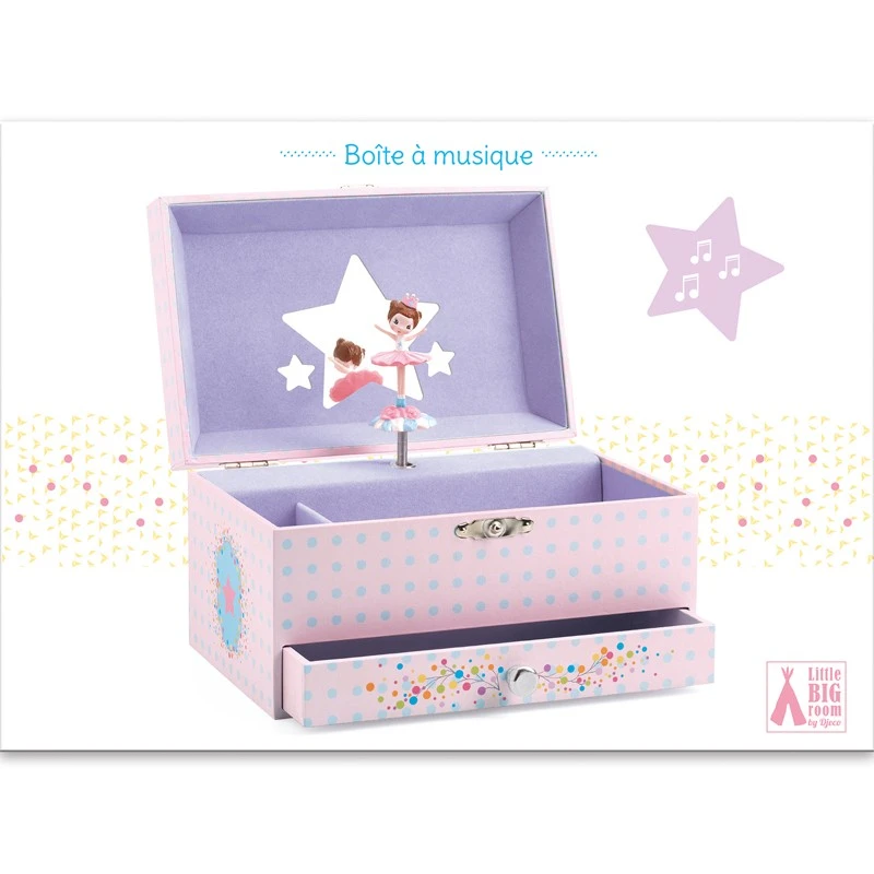 The ballerina's tune - DJE-DJ06597 - Djeco - Jewelry and music box - Le Nuage de Charlotte