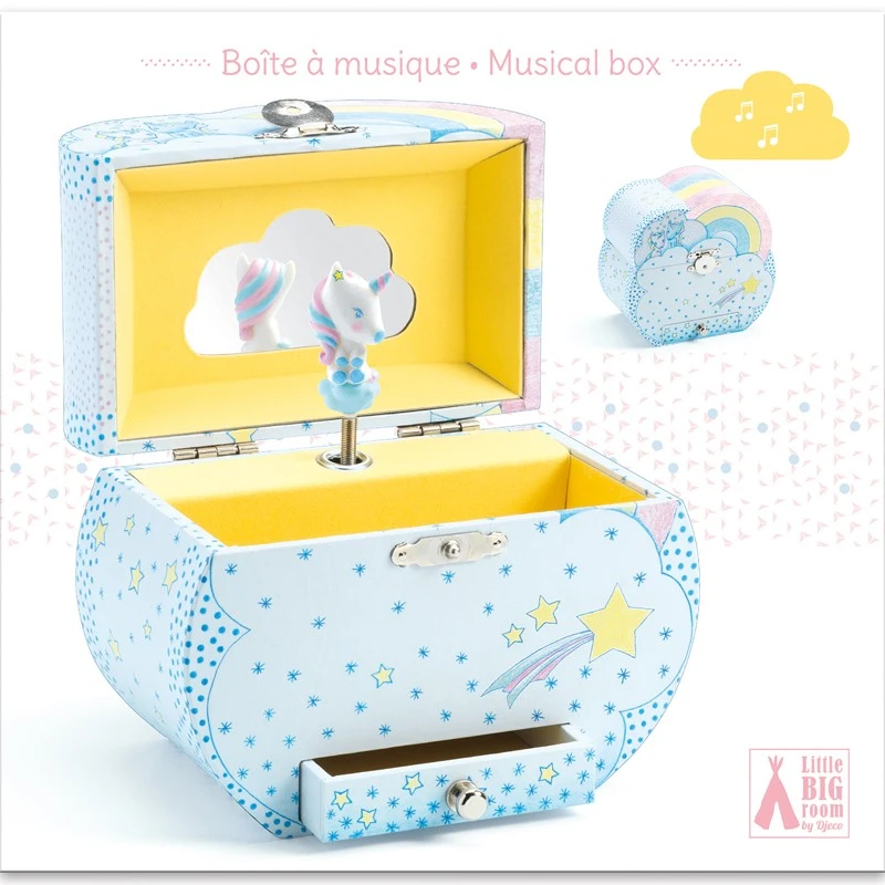 Dreams of unicorn - DJE-DJ06605 - Djeco - Jewelry and music box - Le Nuage de Charlotte