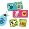 Puzzle duo Habitat - DJE-DJ08164 - Djeco - Puzzles - Le Nuage de Charlotte