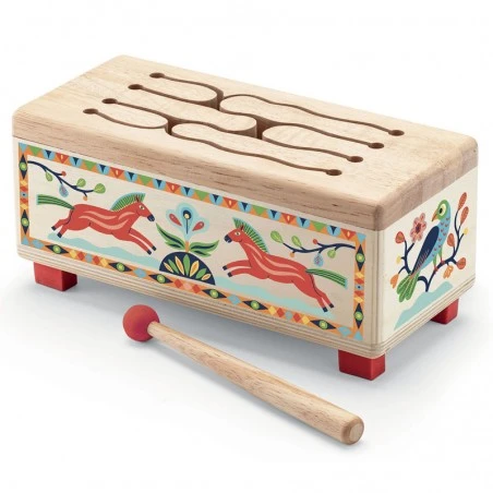 Wooden Drum - DJE-DJ06028 - Djeco - Music - Le Nuage de Charlotte