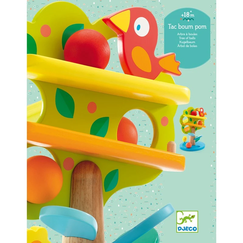 Tac boum pom - DJE-DJ06390 - DJECO - Marble Run - Le Nuage de Charlotte