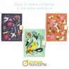 Journal intime, Oiseaux et fleurs - AVM-CO205C - Avenue Mandarine - Cahiers, carnets, ... - Le Nuage de Charlotte