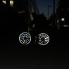 Reflectors for bicycle spokes - neon - RAI-REF-FLUO - Rainette - Reflective accessories - Le Nuage de Charlotte