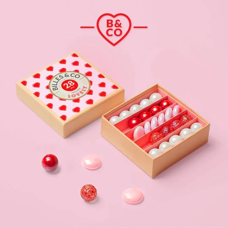 Marbles Box - Lovely - Mini Box - B&C-MINIBOX-11 - Billes & Co. - Marble Games - Le Nuage de Charlotte