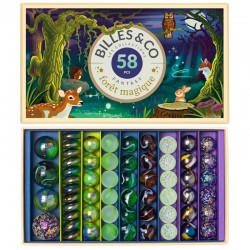 Boîte de Billes - Forêt Magique - Box - B&C-BOX-14 - Billes & Co. - Jeux de Billes - Le Nuage de Charlotte
