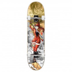 Yocaher 7.75" Skateboard - Samurai Series - Girl Samurai Gold Dragon - YOC-GC77130 - Yocaher Skateboards - Skateboards - Le N...