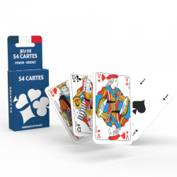 Deck of 54 cards - Poker, Bridge - blue - DUC-PIX653b - Ducale - Playing Cards - Le Nuage de Charlotte