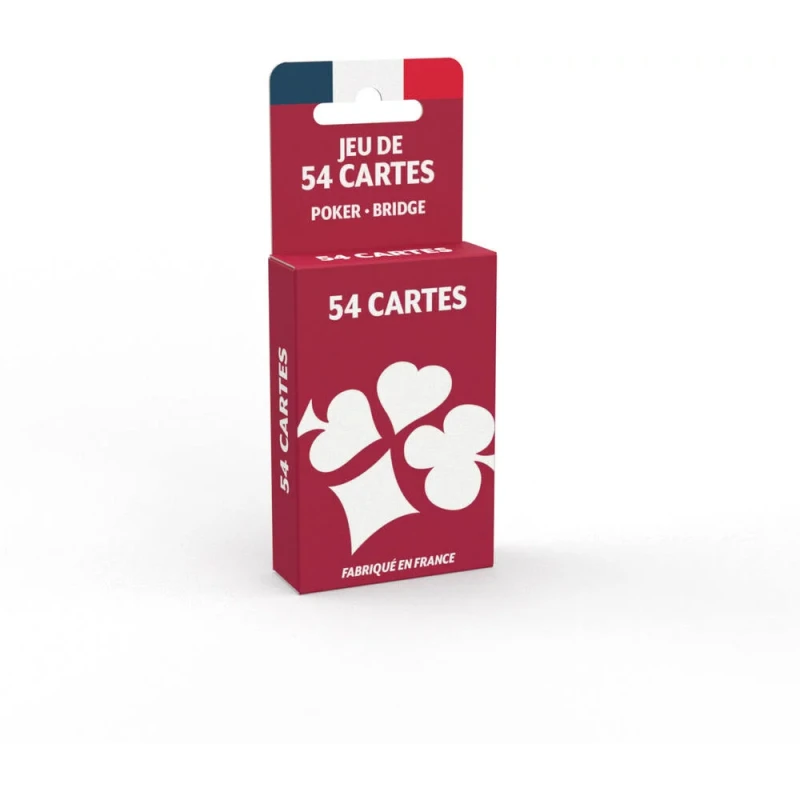 Deck of 54 cards - Poker, Bridge - red - DUC-PIX653r - Ducale - Playing Cards - Le Nuage de Charlotte