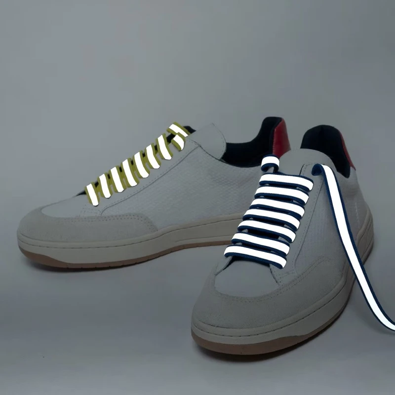 Reflective laces - neon orange - RAI-LAC-ORA - Rainette - Reflective accessories - Le Nuage de Charlotte