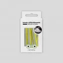 Reflective laces - neon yellow - RAI-LAC-JAU - Rainette - Reflective accessories - Le Nuage de Charlotte