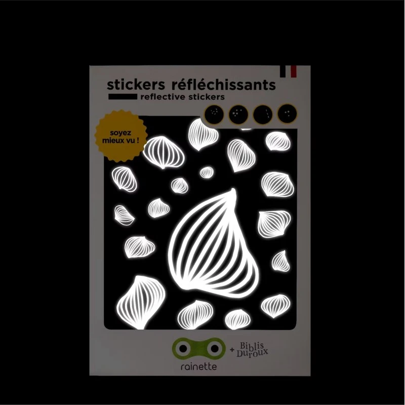 Autocollants rétroréfléchissants - méduses - RAI-STI-MED - Rainette - Accessoires réfléchissants - Le Nuage de Charlotte