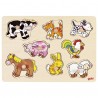 Farm VII, lift-out puzzle - GOK-8657873 - Goki - Wooden Puzzles - Le Nuage de Charlotte