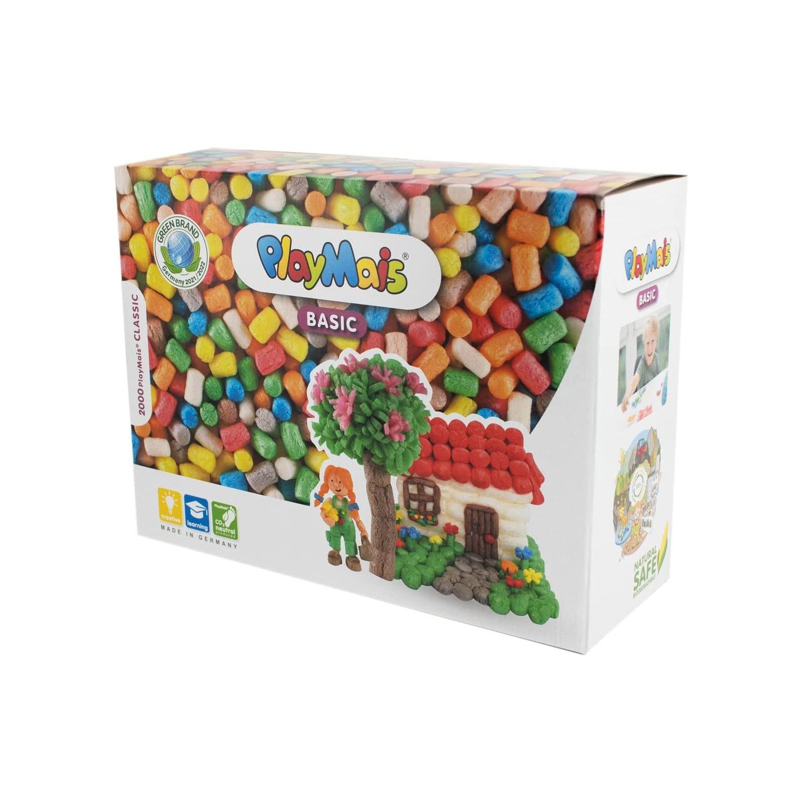 Playmaïs Basic My 1st Flight – 650 Pièces De Maïs, Accessoires, éponge – Créativité, Motricité – Dès 3 Ans – Made In Germany