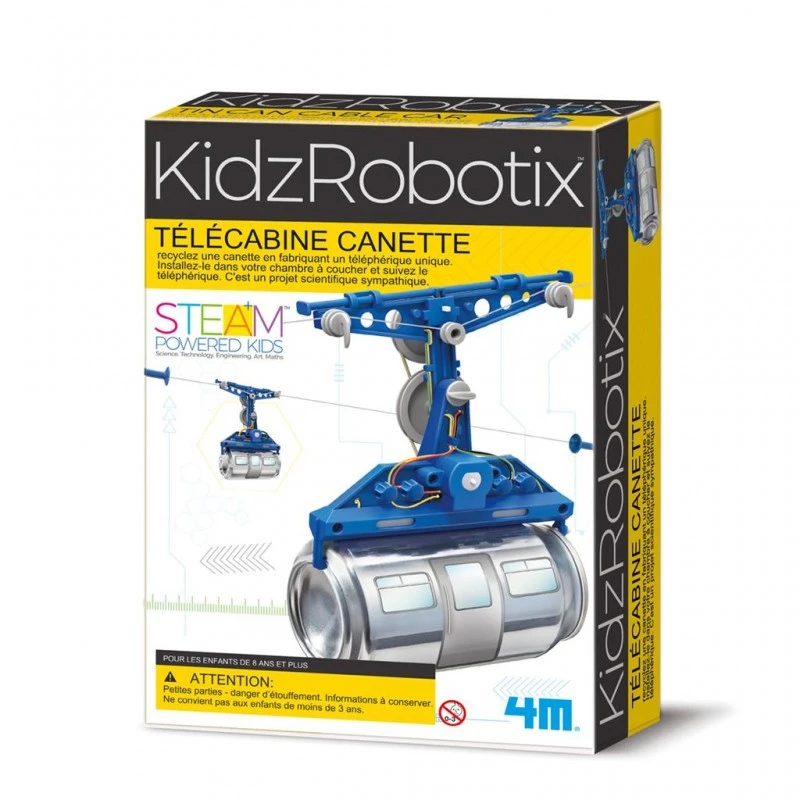 KidzRobotix - Tin Can Cable Car - 4M-5663358 - 4M - Educational kits - Le Nuage de Charlotte