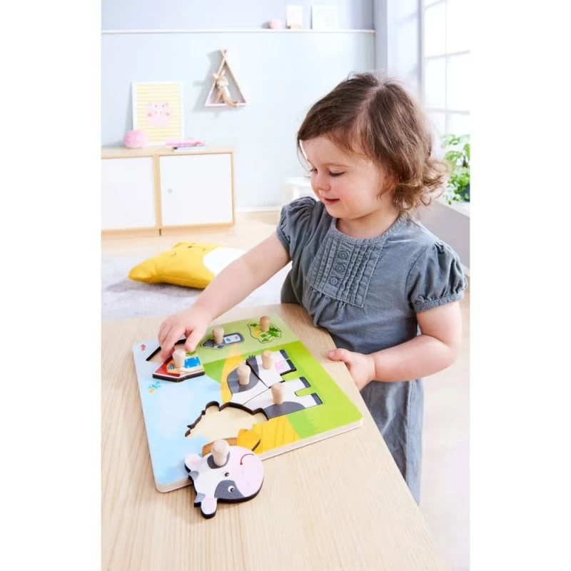 Clutching Puzzle Annabell the Cow - HAB-304591 - Haba - Puzzles - Le Nuage de Charlotte