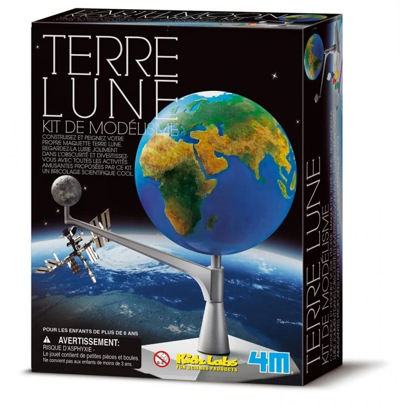 KidzLabs - Model Kit - Earth Moon - 4M-5663241 - 4M - Educational kits - Le Nuage de Charlotte