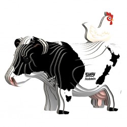 Eugy 079 - Vache Holstein - EUG-5313913 - dodoland - Maquettes en carton - Le Nuage de Charlotte