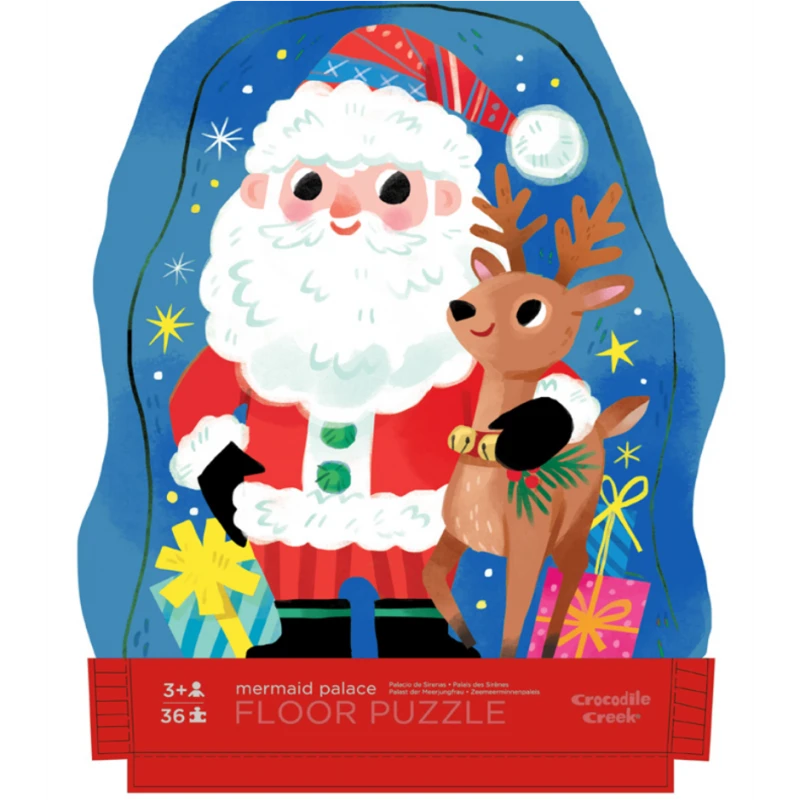 Santa's Helper Puzzle - 36 pieces - CCR-4020-3 - Crocodile Creek - Puzzles for little ones - Le Nuage de Charlotte