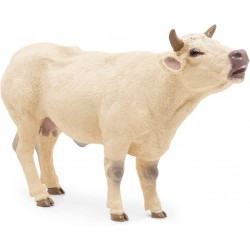 Charolais cow mooing - PAPO-rja-51158 - Papo - Figures and accessories - Le Nuage de Charlotte