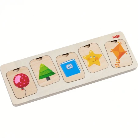 Wooden Puzzle Colors & Shapes - HAB-304586 - Haba - Puzzles - Le Nuage de Charlotte