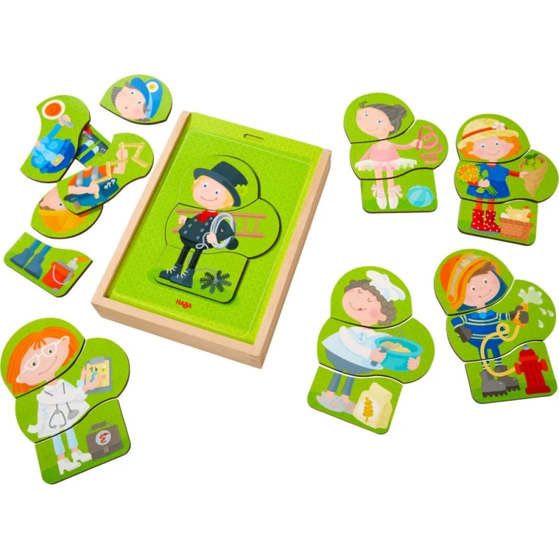 Wooden puzzle Tools of the Trade - HAB-304641 - Haba - Puzzles - Le Nuage de Charlotte