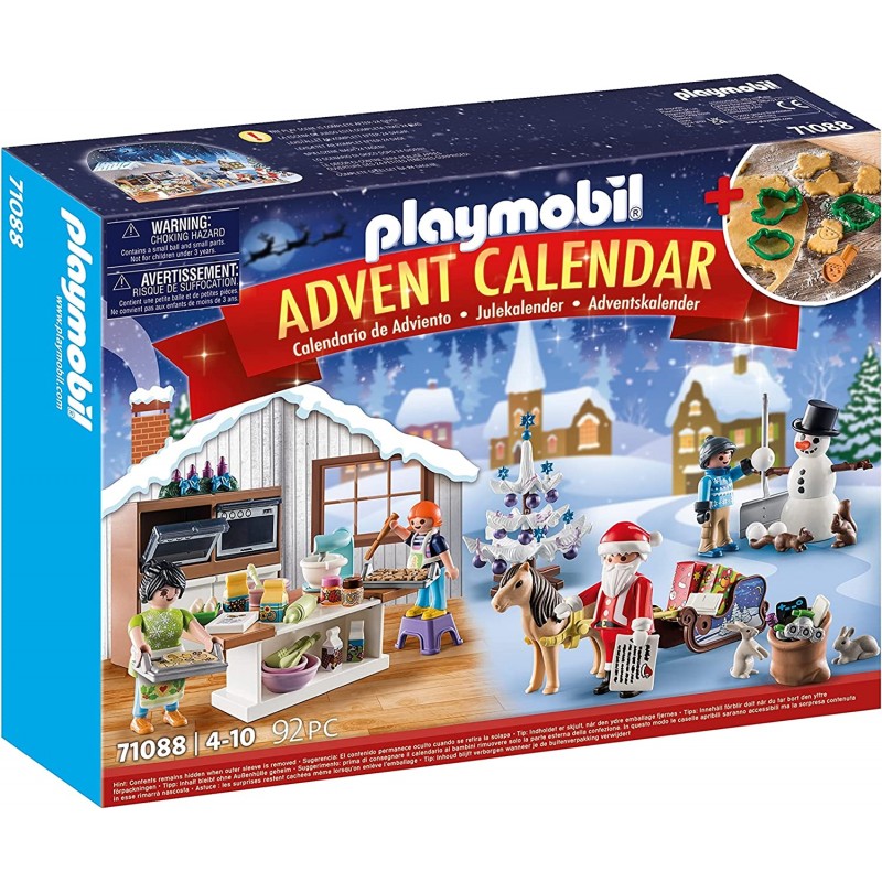 Calendrier de l'Avent : pâtisserie de Noël - PLA-71088 - Playmobil - Playmobil - Le Nuage de Charlotte
