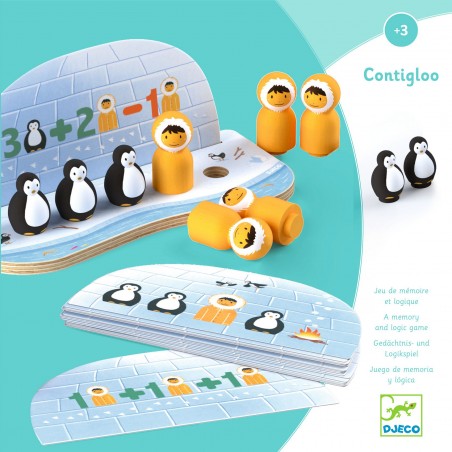 Contigloo - DJE-DJ01612 - DJECO - Logic Games - Le Nuage de Charlotte
